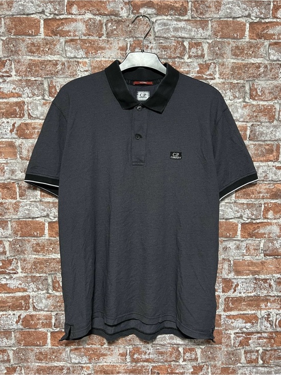 C.P. Company Other - C.P. Company Charcoal Black Short-Sleeve Polo